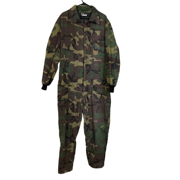 Patriot Industries Camo Insulated Coveralls Sz XL Hunt Hip Hop Streetwear - Picture 1 of 8
